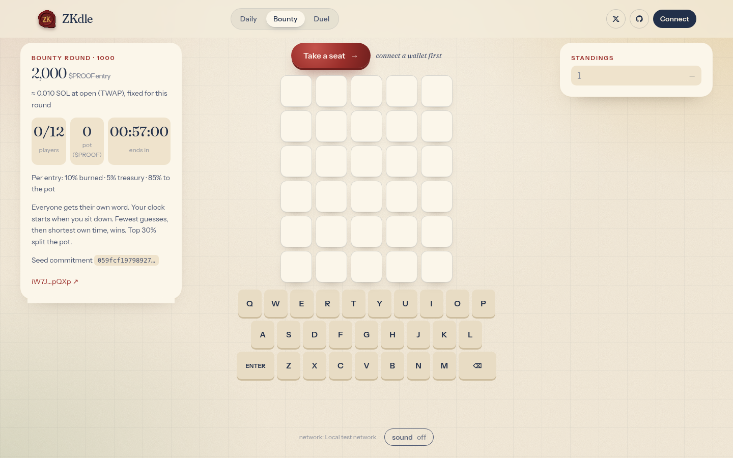 Bounty round page